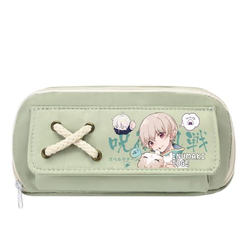 Jiumaocleu Anime Bleistiftbeutel JJK Federmäppchen für Jungen und Mädchen, Anime Geto Suguru/Gojo Satoru Figur, Nanami Kento Pencil Tasche High School Pencil Bag für Studenten 21 * 5.5 * 11cm, type 10 von Jiumaocleu
