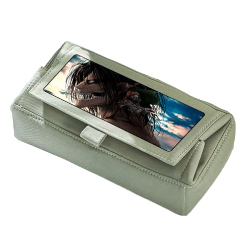 Jiumaocleu Anime Eren Jaeger Federmäppchen – Levi Stiftetasche, großes Fassungsvermögen, High School-Federmäppchen für Studenten, Schulanfang, Geschenke, 22 x 11 x 10 cm, Typ 2, 22*11*10cm von Jiumaocleu