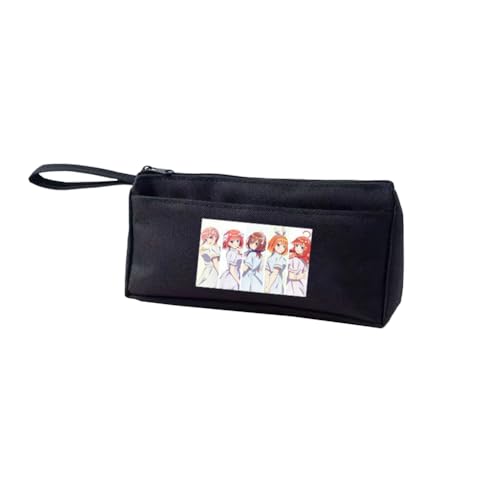 Jiumaocleu Anime Federmäppchen | Nakano Ichika Nakano Miku Nakano Nakano Nino | Anime Schulbedarf | Nakano Itsuki Stifteetui | Schreibwaren Geschenke für Mädchen Jungen Studenten 21 x 4,7 x 9,5 cm von Jiumaocleu