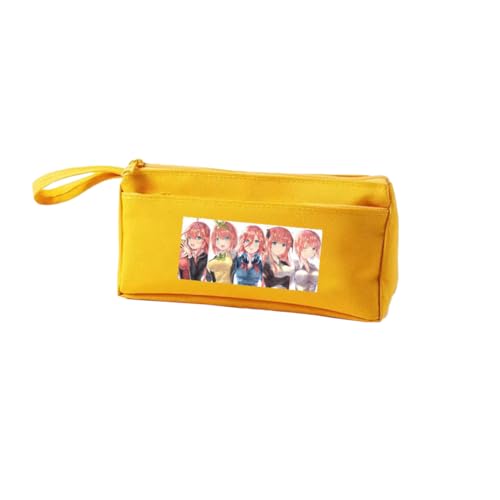 Jiumaocleu Anime Federmäppchen | Nakano Ichika Nakano Miku Nakano Nakano Nino | Anime Schulbedarf | Nakano Itsuki Stifteetui | Schreibwaren Geschenke für Mädchen Jungen Studenten 21 x 4,7 x 9,5 cm von Jiumaocleu