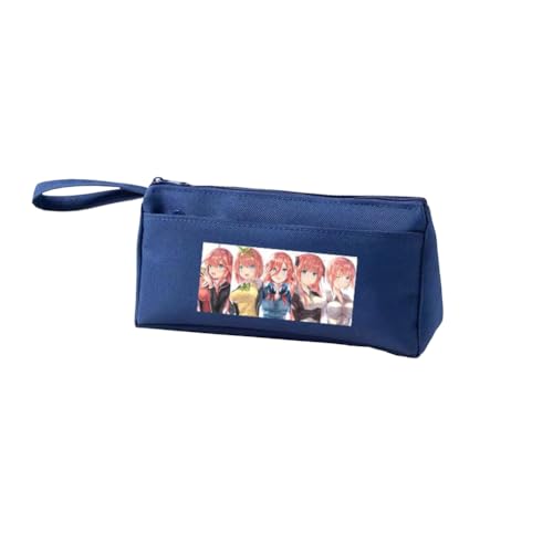 Jiumaocleu Anime Federmäppchen | Nakano Ichika Nakano Miku Nakano Nakano Nino | Anime Schulbedarf | Nakano Itsuki Stifteetui | Schreibwaren Geschenke für Mädchen Jungen Studenten 21 x 4,7 x 9,5 cm von Jiumaocleu