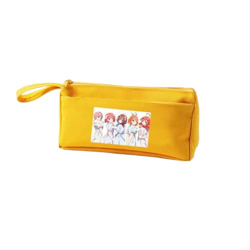 Jiumaocleu Anime Federmäppchen | Nakano Ichika Nakano Miku Nakano Nakano Nino | Anime Schulbedarf | Nakano Itsuki Stifteetui | Schreibwaren Geschenke für Mädchen Jungen Studenten 21 x 4,7 x 9,5 cm von Jiumaocleu