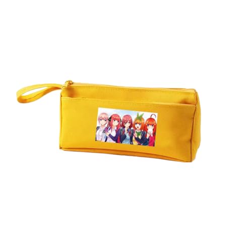 Jiumaocleu Anime Federmäppchen | Nakano Ichika Nakano Miku Nakano Nakano Nino | Anime Schulbedarf | Nakano Itsuki Stifteetui | Schreibwaren Geschenke für Mädchen Jungen Studenten 21 x 4,7 x 9,5 cm von Jiumaocleu