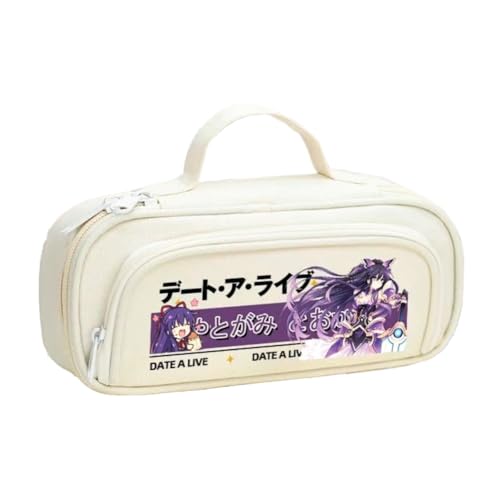 Jiumaocleu Anime Yatogami Tohka Federmäppchen, Tokisaki Kurumi, Stifttasche, 21 x 6 x 9 cm, großes Fassungsvermögen, High School-Federmäppchen für Schüler, Typ 10, 21*6*9cm, Federmäppchen Jiumaocleu Anime Yatogami Tohka Federmäppchen, Tokisaki Kurumi, Stifttasche, 21 x 6 x 9 cm, großes Fassungsvermögen, High School-Federmäppchen für Schüler, Typ 10, 21*6*9cm, Federmäppchen von Jiumaocleu