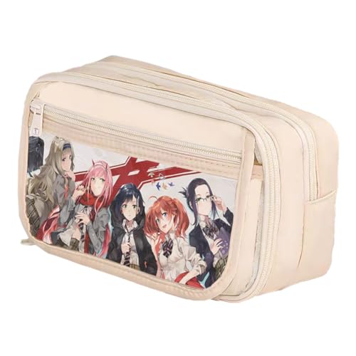 Jiumaocleu Anime Zero Two Federmäppchen, großes Fassungsvermögen, für Schüler, Schulanfang, Geschenke, 21 x 8 x 13 cm, Typ 20, 21*8*13cm, Federmäppchen Jiumaocleu Anime Zero Two Federmäppchen, großes Fassungsvermögen, für Schüler, Schulanfang, Geschenke, 21 x 8 x 13 cm, Typ 20, 21*8*13cm, Federmäppchen von Jiumaocleu