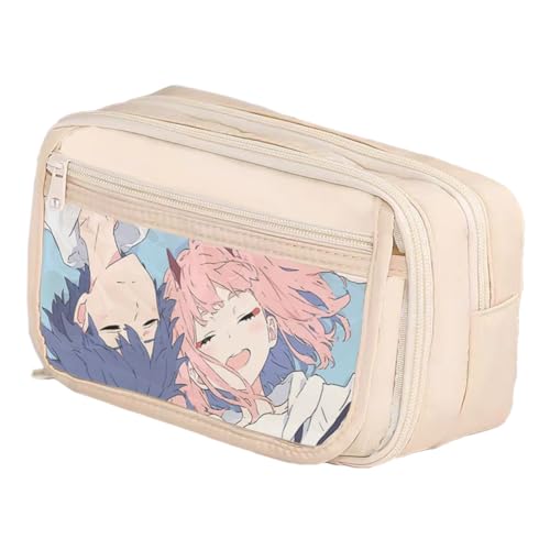 Jiumaocleu Anime Zero Two Federmäppchen, großes Fassungsvermögen, für Schüler, Schulanfang, Geschenke, 21 x 8 x 13 cm, Typ 21, 21*8*13cm, Federmäppchen Jiumaocleu Anime Zero Two Federmäppchen, großes Fassungsvermögen, für Schüler, Schulanfang, Geschenke, 21 x 8 x 13 cm, Typ 21, 21*8*13cm, Federmäppchen von Jiumaocleu