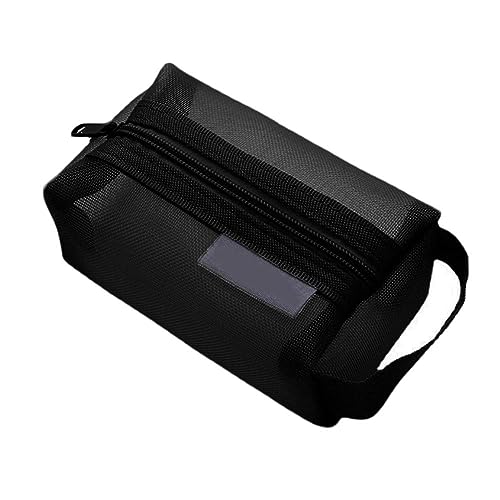 1/3PCS Mesh Tasche Tragbare Hand Bad Lagerung Kosmetik Schwarz Fitness Bad Aufbewahrungstasche Tasche Bad Q8F4 Tasche von Jkapagzy