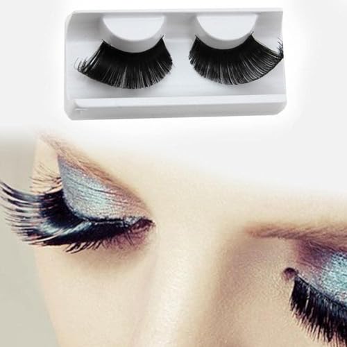 1 paar Schwarze Federn Make-Up Augen Lash Neue Übertreibung Weihnachten Bühne Machen Falsche Party Schönheit Frauen Wimpern Up Y3s2 von Jkapagzy