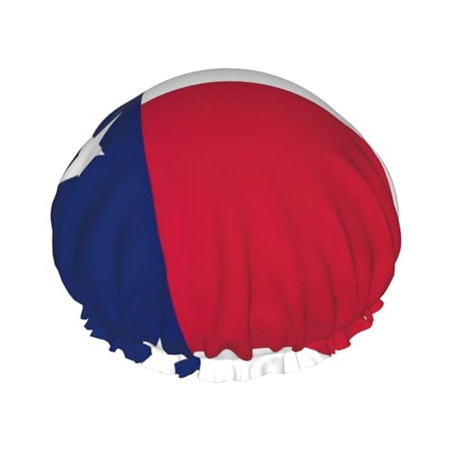 Vielseitiger Duschhut für Damen und Herren, wiederverwendbar, leicht, weich, Motiv: Texas-Staatsflagge Vielseitiger Duschhut für Damen und Herren, wiederverwendbar, leicht, weich, Motiv: Texas-Staatsflagge von Jkkghll