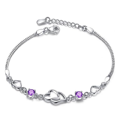 JkyKnowo Armbänder für Frauen Silber Armband Stern Armband Damen mit Perlen Verstellbare Layered Armband Valentinstag Armband Damen Freundschaftsarmbänder (C) von JkyKnowo