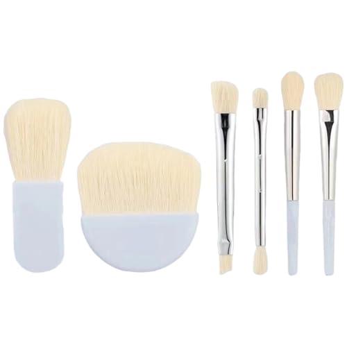 Jlkegfdf Reise-Make-up-Pinsel-Set, Mehrzweck-Make-up-Set, 6 x kleine Reise-Set mit Pinseltasche für Foundation, Puder, Concealer, Lidschatten Jlkegfdf Reise-Make-up-Pinsel-Set, Mehrzweck-Make-up-Set, 6 x kleine Reise-Set mit Pinseltasche für Foundation, Puder, Concealer, Lidschatten von Jlkegfdf