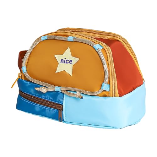 Jlobnyiun Süßer Bleistift-Stift, ästhetischer Bleistift | Stifthalter mit Sternmotiv – robuster Reißverschluss, Kosmetik-Organizer, Make-up-Tasche für Jugendliche, blau, Se référer au descriptif, von Jlobnyiun