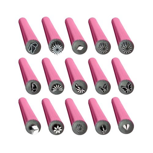 Nail Stamp Pen, Art Stamp Pen | 15 Pack Dotting Tool Kit with Pattern Variety, Nail Painting Stamping Pens for Salon Quality Home Design for Women Girls Fun Graffiti Nail Craft von Jlobnyiun
