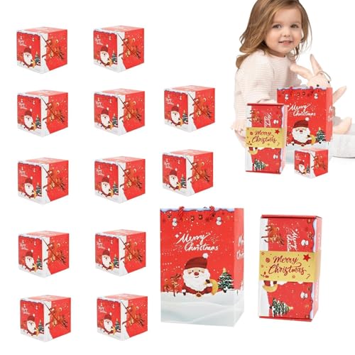 Pop Up Box Weihnachten Pop Up Boxen | Romantische Hüpfbox | Faltbare Pop-Up Box für Weihnachtsfeier, Urlaub Hüpfboxen, Weihnachtsfeier Zubehör von Jlobnyiun