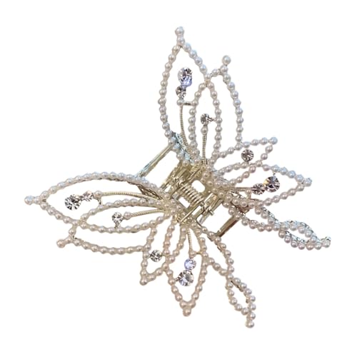 Schmetterlings-Haarspange für Damen – Haarklammern, modisch, starker Halt, trendiger Glitzer-Strass, glitzernd, Kopfbedeckung für Hochzeit von Jlobnyiun