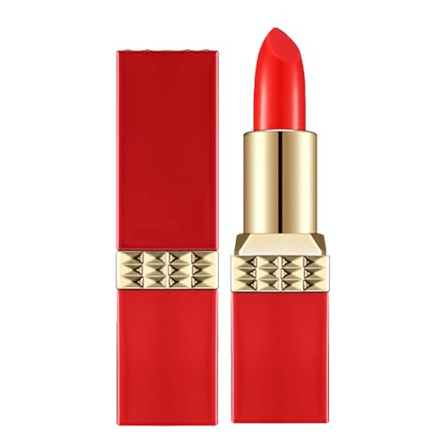 Wasserdichter Lippenstift, Lippenstift für Damen - Cremiger Lippenstift | Natürlicher wasserdichter Lippenstift, feuchtigkeitsspendender Lippenstift für Frauen-Lippen-Make-up von Jlobnyiun