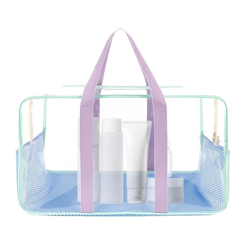 Wasserdichtes Strandbeutel - Großkapazität Transparent Pool Tote Organizer | Tragbarer Speicher für Sportreisen Einkaufsmöglichkeiten Fischerei Wäsches Spa, Leichter langlebiger Beutel Easy Carry Outd von Jlobnyiun