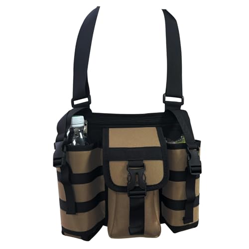 Wasserflaschenhalter-Tasche, Sport-Schultertasche | Umhängetasche, Wasserflaschentasche, Sling-Rucksack mit mehreren Taschen - Umhängetasche mit Karabinern, Reiseumhängetasche, Flaschentragetasche zum Wasserflaschenhalter-Tasche, Sport-Schultertasche | Umhängetasche, Wasserflaschentasche, Sling-Rucksack mit mehreren Taschen - Umhängetasche mit Karabinern, Reiseumhängetasche, Flaschentragetasche zum von Jlobnyiun
