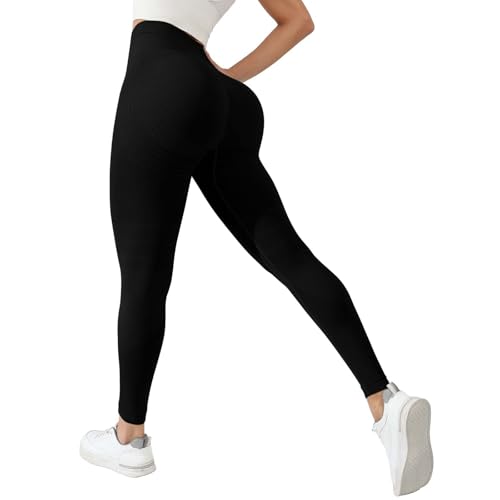 Jmwedia Anti Cellulite Leggings Damen Sommer Sport Jogginghose Yogahose Scrunch Booty Sport Cycling Leggings Mit Bauchkontrolle Hohe Taille Fitness Sporthose Slim Fit Casual Laufhose von Jmwedia