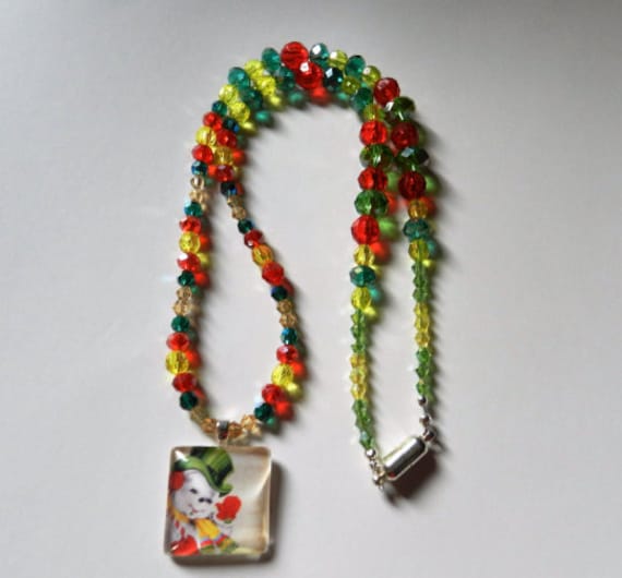 Schneemann Perlen Cabochon Weihnachtshalskette Magnetverschluss Kn5454 Versandfertig Schneemann Perlen Cabochon Weihnachtshalskette Magnetverschluss Kn5454 Versandfertig von JnJGiftsHandmade