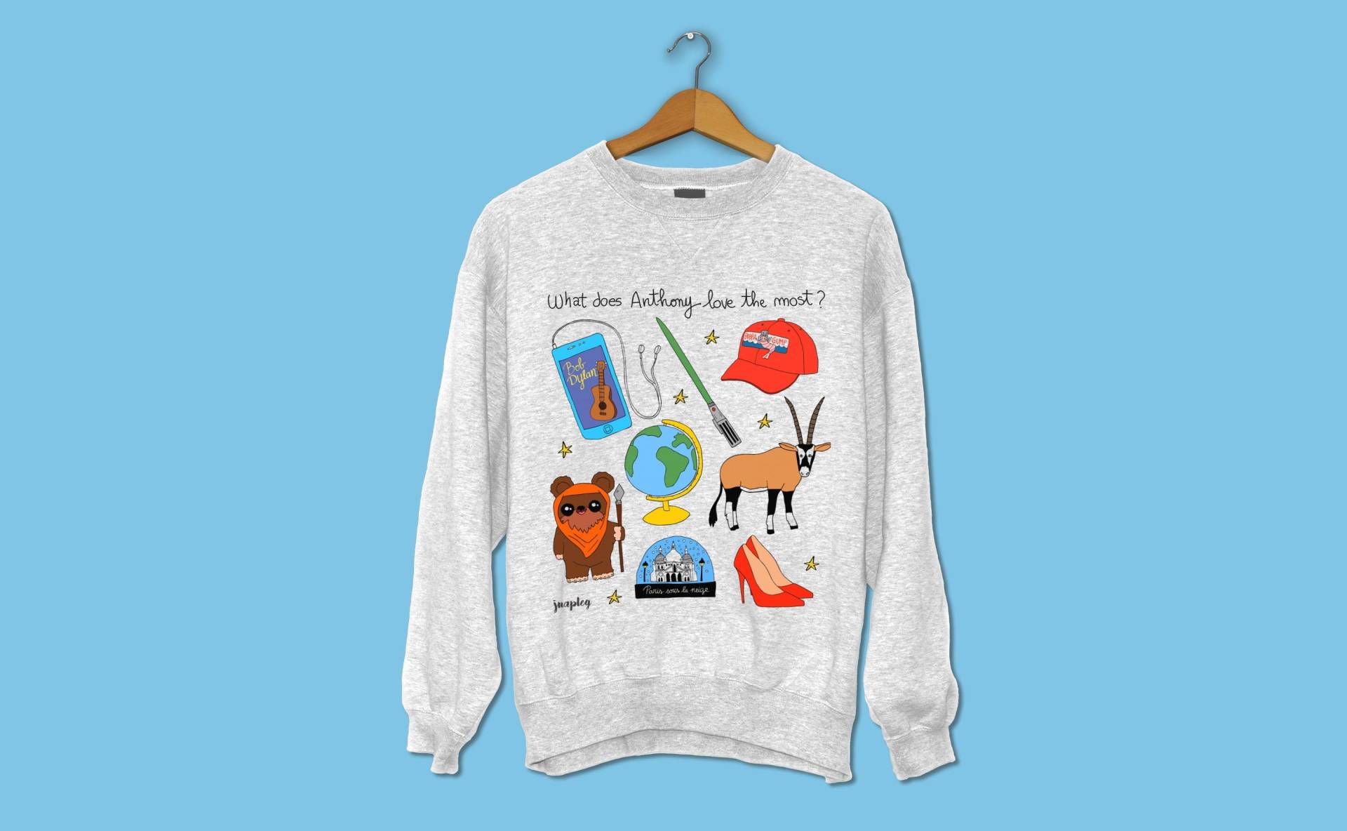 Personalisiertes Sweatshirt von Jnapleg