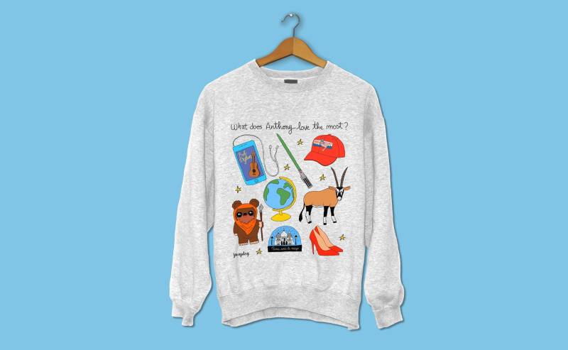 Personalisiertes Sweatshirt von Jnapleg