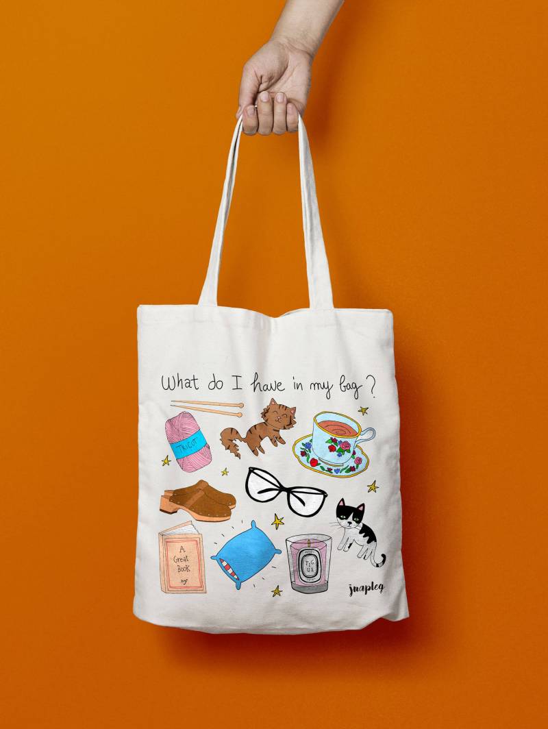 Shopper Katzen/Baumwolltasche Damentasche Segeltuchtasche Originalgeschenk Shopper Katzen/Baumwolltasche Damentasche Segeltuchtasche Originalgeschenk von Jnapleg