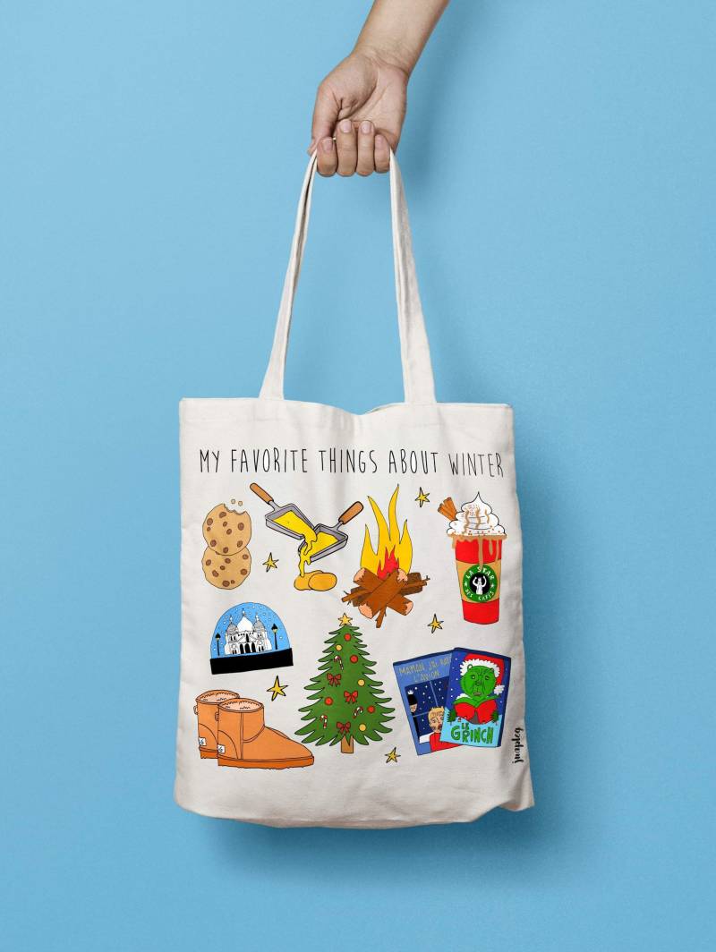Shopper Winter/Baumwolltasche Damentasche Segeltuchtasche Originelles Geschenk Shopper Winter/Baumwolltasche Damentasche Segeltuchtasche Originelles Geschenk von Jnapleg