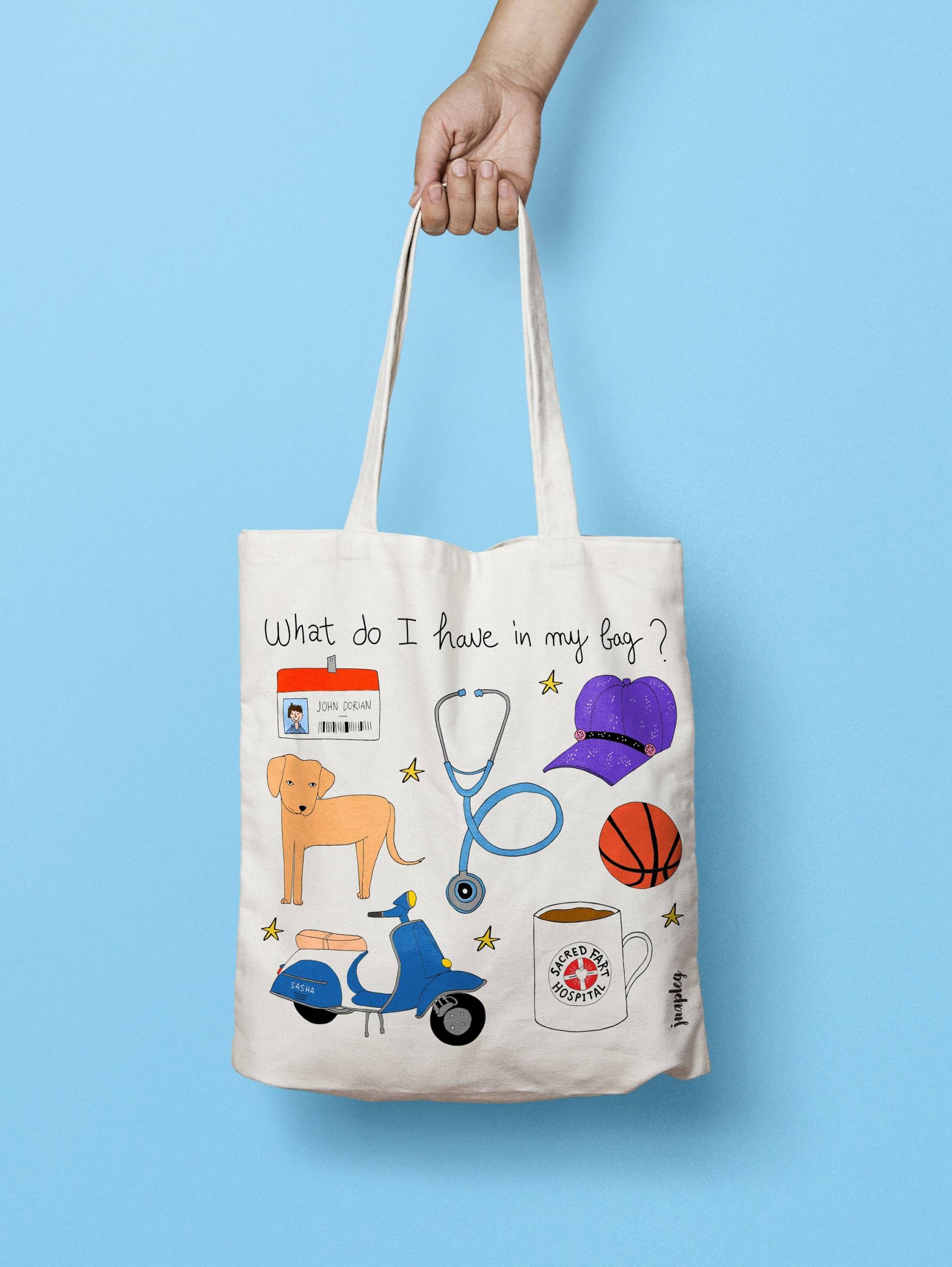 Tote Bag/Scrubs Baumwolltasche Damentasche Tote Bag/Scrubs Baumwolltasche Damentasche von Jnapleg