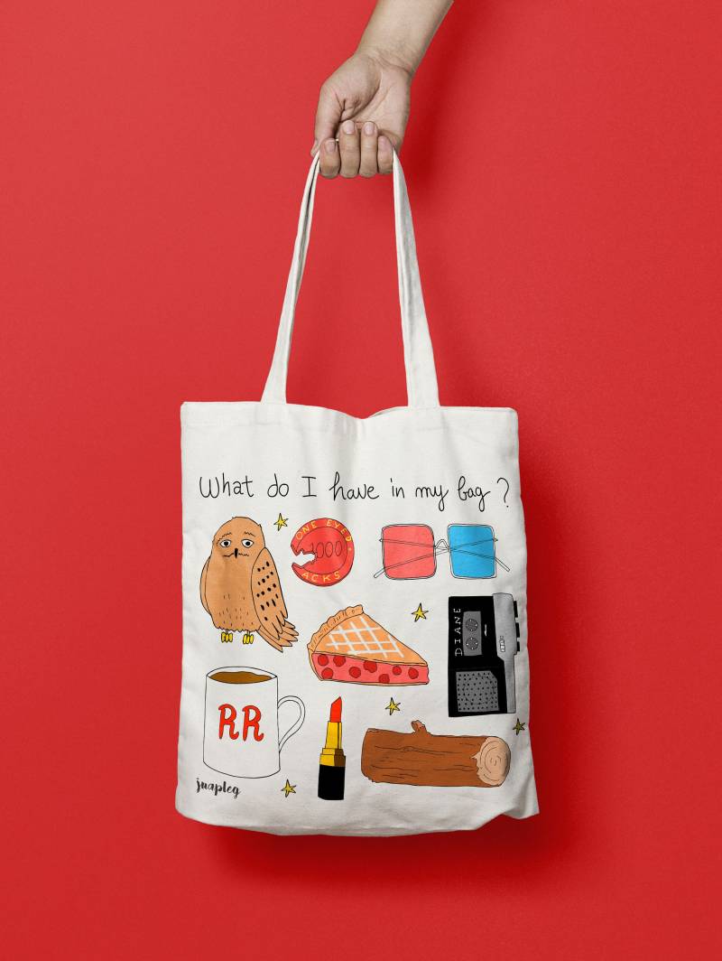 Tote Bag/Twin Peaks Baumwolltasche Damentasche Tote Bag/Twin Peaks Baumwolltasche Damentasche von Jnapleg