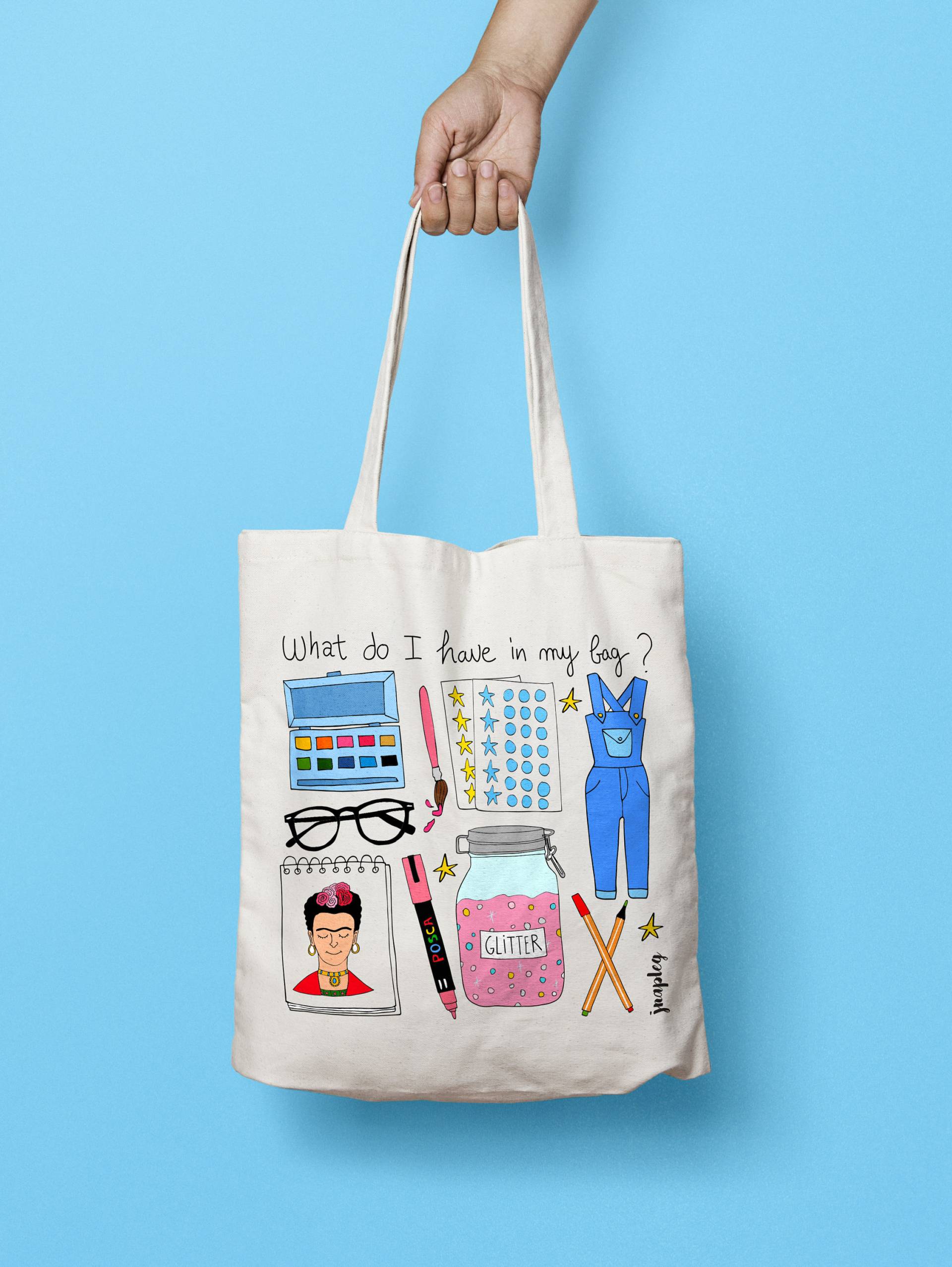 Tote Bag Künstler/Baumwolltasche Damentasche Leinwand Tasche Original Geschenk Tote Bag Künstler/Baumwolltasche Damentasche Leinwand Tasche Original Geschenk von Jnapleg