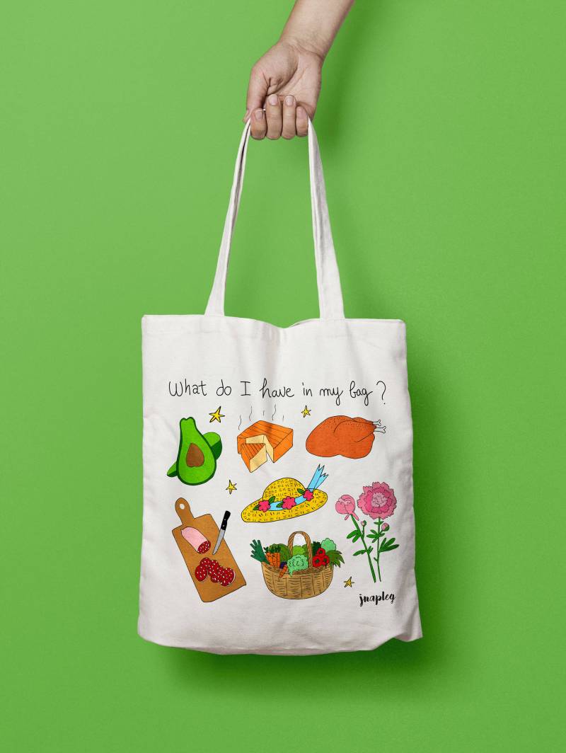 Tote Bag Markt/Baumwollsäckchen Damentasche Beutel Original Geschenk Tote Bag Markt/Baumwollsäckchen Damentasche Beutel Original Geschenk von Jnapleg
