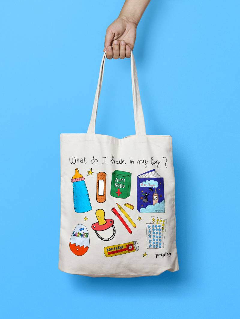 Tote Bag Mummy/Daddy Baumwolltasche Damentasche Leinentasche Original Geschenk von Jnapleg