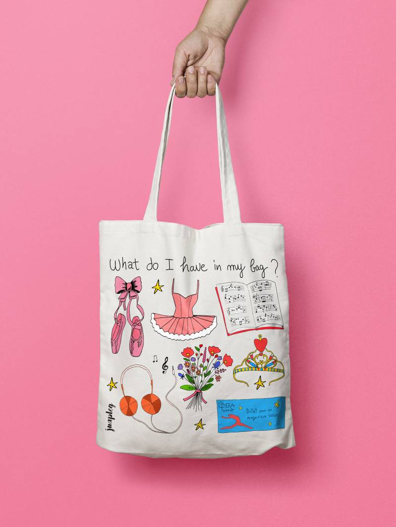 Tote Bag-Tänzerin Stern/Baumwolltasche Damentasche Leinentasche Original Geschenk Tote Bag-Tänzerin Stern/Baumwolltasche Damentasche Leinentasche Original Geschenk von Jnapleg