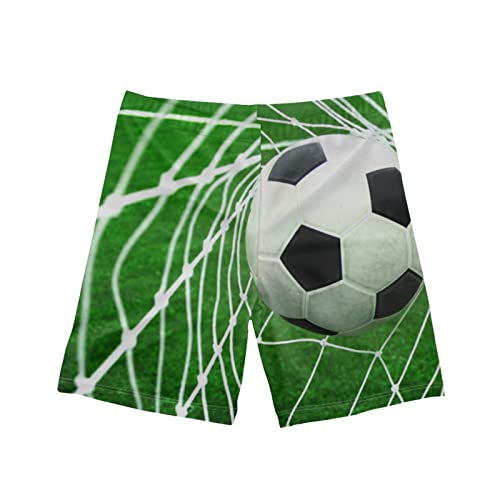 Jndtueit Badehose für Jungen, Sommer, Strand, kurze Badehose für Kinder, Cooler Fußball, 9-10 Jahre von Jndtueit