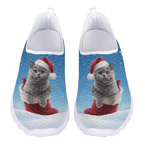 Jndtueit Barfuß-Sneaker, Laufschuhe, Loafer, legere Arbeitsschuhe für Damen und Herren, Cat Blue, 41 EU Jndtueit Barfuß-Sneaker, Laufschuhe, Loafer, legere Arbeitsschuhe für Damen und Herren, Cat Blue, 41 EU von Jndtueit