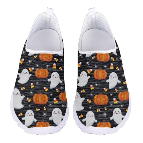 Jndtueit Barfuß-Sneaker, Laufschuhe, Loafer, legere Arbeitsschuhe für Damen und Herren, Ghost Pumpkin Black, 44 EU Jndtueit Barfuß-Sneaker, Laufschuhe, Loafer, legere Arbeitsschuhe für Damen und Herren, Ghost Pumpkin Black, 44 EU von Jndtueit
