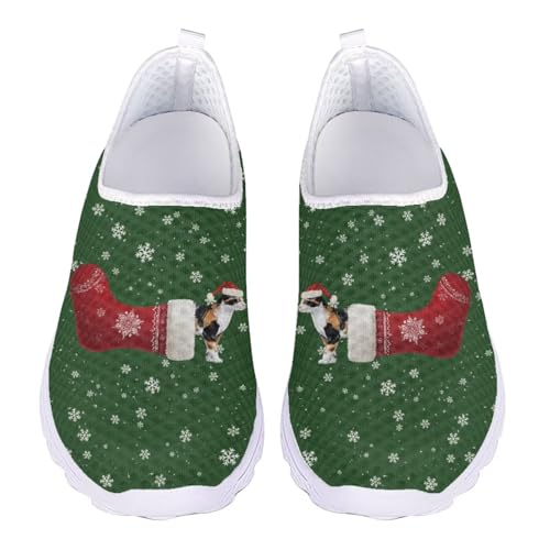 Jndtueit Barfuß-Sneaker, Laufschuhe, Loafer, legere Arbeitsschuhe für Damen und Herren, Weihnachtskatze, Grün, 39 EU Jndtueit Barfuß-Sneaker, Laufschuhe, Loafer, legere Arbeitsschuhe für Damen und Herren, Weihnachtskatze, Grün, 39 EU von Jndtueit