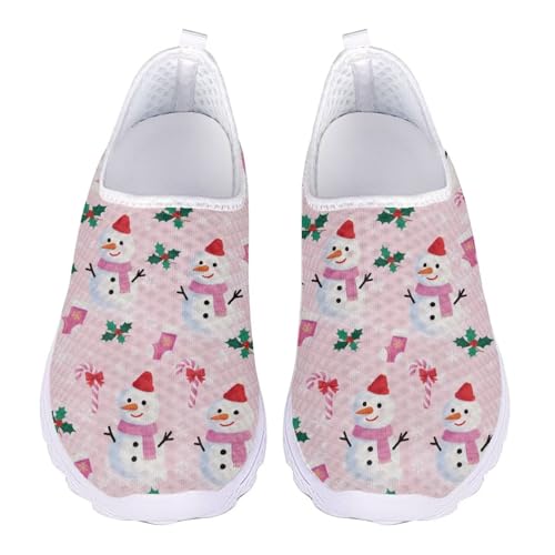 Jndtueit Barfuß-Sneaker, Laufschuhe, Loafer, legere Arbeitsschuhe für Damen und Herren, schneemann, 37 EU von Jndtueit