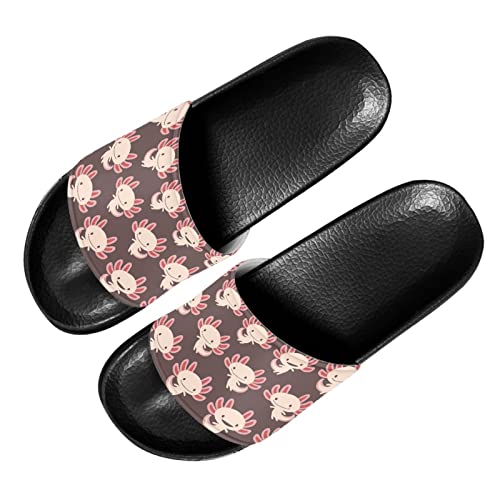 Jndtueit Cartoon Axolotl Frauen Hausschuhe, Orange Slip-on Memory Foam Schlafzimmer Hausschuhe Home Schuhe, offene Zehen Hausschuhe Jndtueit Cartoon Axolotl Frauen Hausschuhe, Orange Slip-on Memory Foam Schlafzimmer Hausschuhe Home Schuhe, offene Zehen Hausschuhe von Jndtueit