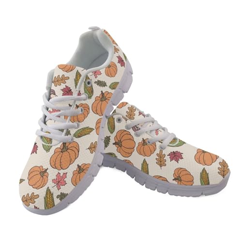 Jndtueit Damen Herren Camo Jagd Laufen Sneaker rutschfeste Mesh Wanderschuhe, Cartoon Kürbis Ahornblatt grau, 36 EU Jndtueit Damen Herren Camo Jagd Laufen Sneaker rutschfeste Mesh Wanderschuhe, Cartoon Kürbis Ahornblatt grau, 36 EU von Jndtueit