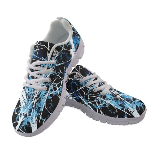 Jndtueit Damen Herren Camo Jagd Laufschuhe Walking Wandern Flats Schuhe, Blue Camo Hunting, 42 EU Jndtueit Damen Herren Camo Jagd Laufschuhe Walking Wandern Flats Schuhe, Blue Camo Hunting, 42 EU von Jndtueit
