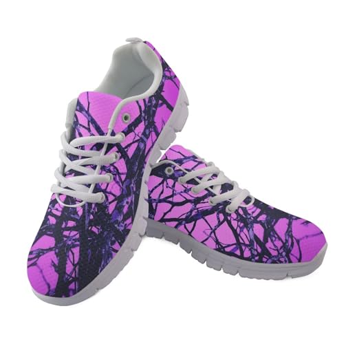 Jndtueit Damen Herren Camo Jagd Laufschuhe Walking Wandern Flats Schuhe, Lila Camo Jagd, 42 EU Jndtueit Damen Herren Camo Jagd Laufschuhe Walking Wandern Flats Schuhe, Lila Camo Jagd, 42 EU von Jndtueit