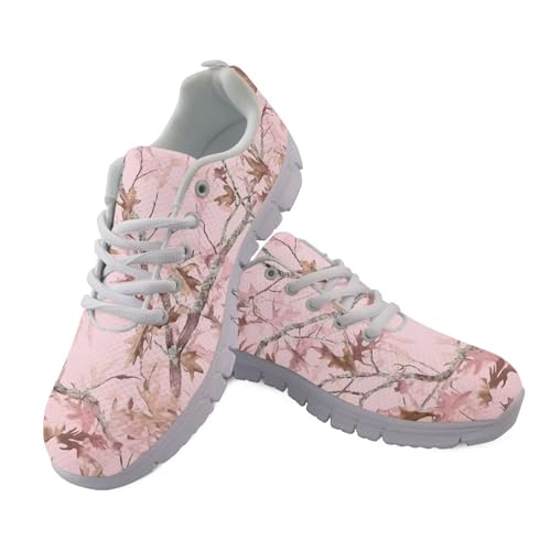 Jndtueit Damen Herren Camo Jagd Laufschuhe Walking Wandern Flats Schuhe, Pink Camo Hunting, 36 EU Jndtueit Damen Herren Camo Jagd Laufschuhe Walking Wandern Flats Schuhe, Pink Camo Hunting, 36 EU von Jndtueit
