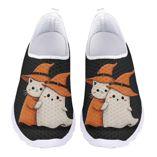 Jndtueit Damen Herren Running Sneaker Walking Tennis Loafer Sport Outdoor Arbeitsschuhe, Ghost Cat Black, 42 EU Jndtueit Damen Herren Running Sneaker Walking Tennis Loafer Sport Outdoor Arbeitsschuhe, Ghost Cat Black, 42 EU von Jndtueit