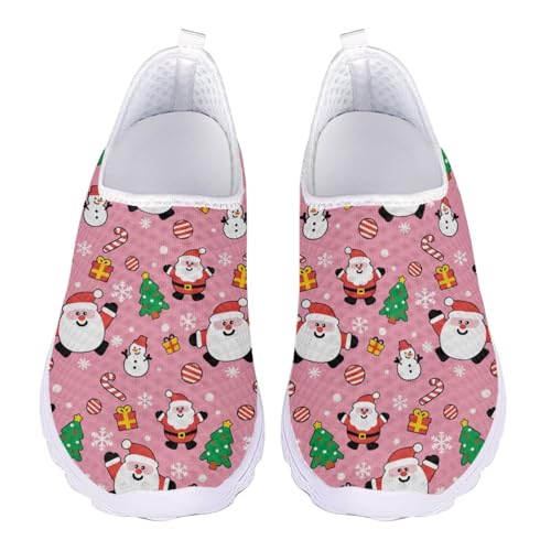 Jndtueit Damen Herren Running Sneaker Walking Tennis Loafer Sport Outdoor Arbeitsschuhe, Weihnachtsmann Schneemann Baum, 41 EU Jndtueit Damen Herren Running Sneaker Walking Tennis Loafer Sport Outdoor Arbeitsschuhe, Weihnachtsmann Schneemann Baum, 41 EU von Jndtueit
