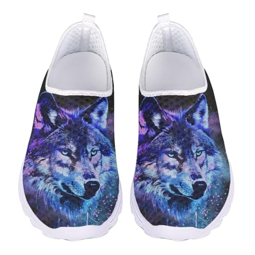 Jndtueit Damen Herren Walking Loafers Klassische Arbeit Sportschuhe Weite Zehen Sneaker, Blauer Wolf, 43 EU Jndtueit Damen Herren Walking Loafers Klassische Arbeit Sportschuhe Weite Zehen Sneaker, Blauer Wolf, 43 EU von Jndtueit