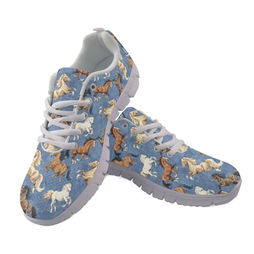 Jndtueit Damen-Lauf-Sneaker, lässig, Outdoor-Schuhe für Herren, Mesh-Fitness-Sneaker, Pferdeblau, 39 EU Jndtueit Damen-Lauf-Sneaker, lässig, Outdoor-Schuhe für Herren, Mesh-Fitness-Sneaker, Pferdeblau, 39 EU von Jndtueit