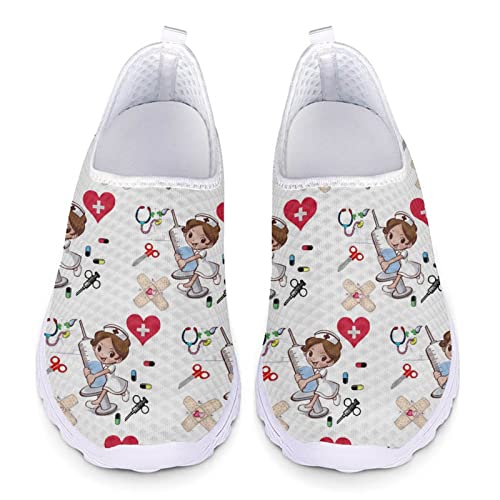 Jndtueit Damen Sneaker Casual Sneakers Sommer Slip-on Atmungsaktive Krankenschwester Schuhe Air Mesh Laufschuhe Leicht Bequem Jndtueit Damen Sneaker Casual Sneakers Sommer Slip-on Atmungsaktive Krankenschwester Schuhe Air Mesh Laufschuhe Leicht Bequem von Jndtueit