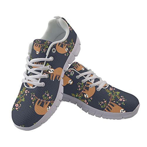 Jndtueit Damen Trainer Unisex Walking Road Laufschuhe Tier Faultiere Muster Niedliche Sport Sneakers Air Mesh Atmungsaktiv Jndtueit Damen Trainer Unisex Walking Road Laufschuhe Tier Faultiere Muster Niedliche Sport Sneakers Air Mesh Atmungsaktiv von Jndtueit